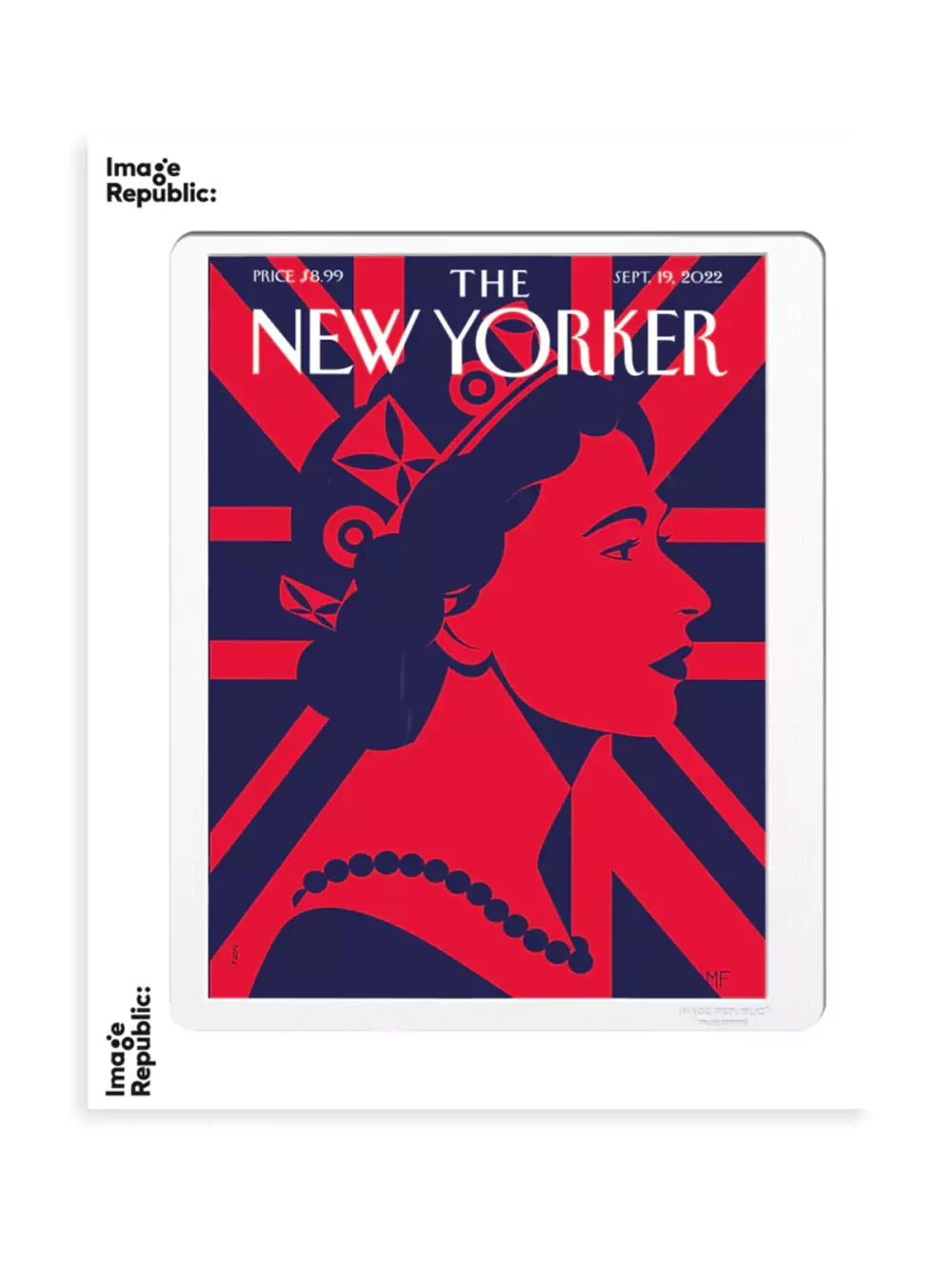 llustration de Malika Favre, The New Yorker du 19 septembre 2022. Tirage sur papier photo argentique qualité professionnelle. Fondé en 1925. The New Yorker est un magazine qui traite, analyse et critique la politique américaine et internationale.