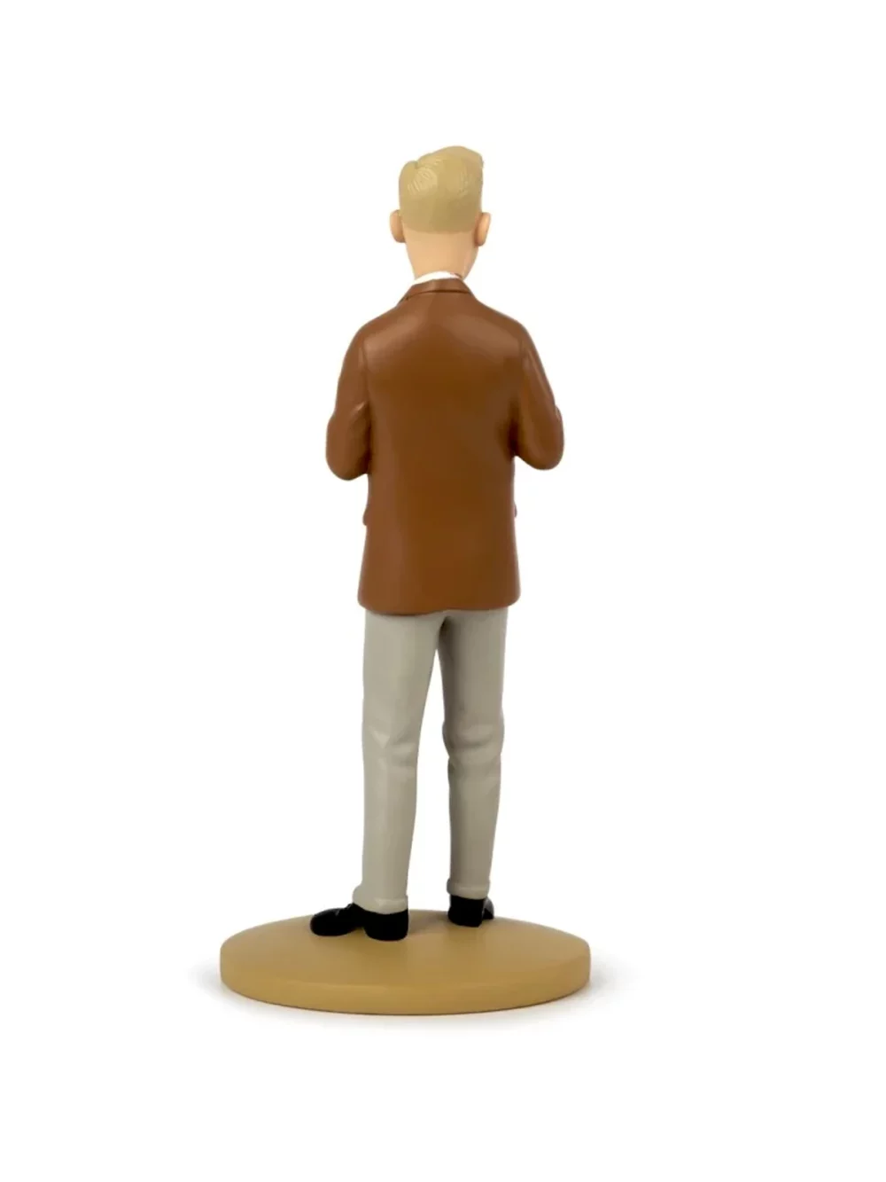 Figurine en résine Hergé reporter, modèle réduit pour collectionneur. Taille: 12 cm.