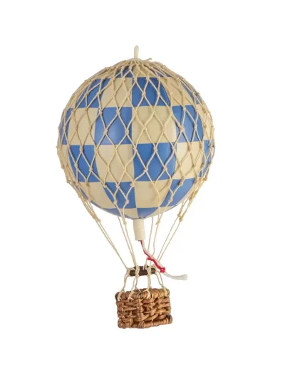 Les montgolfières vintages suspendues s'inspirent de l’un des premiers succès de l’aviation. Depuis 1783, les ballons montgolfières s'aventurent dans le ciel. Ces reproductions sont fidèles aux montgolfières du siècle dernier.