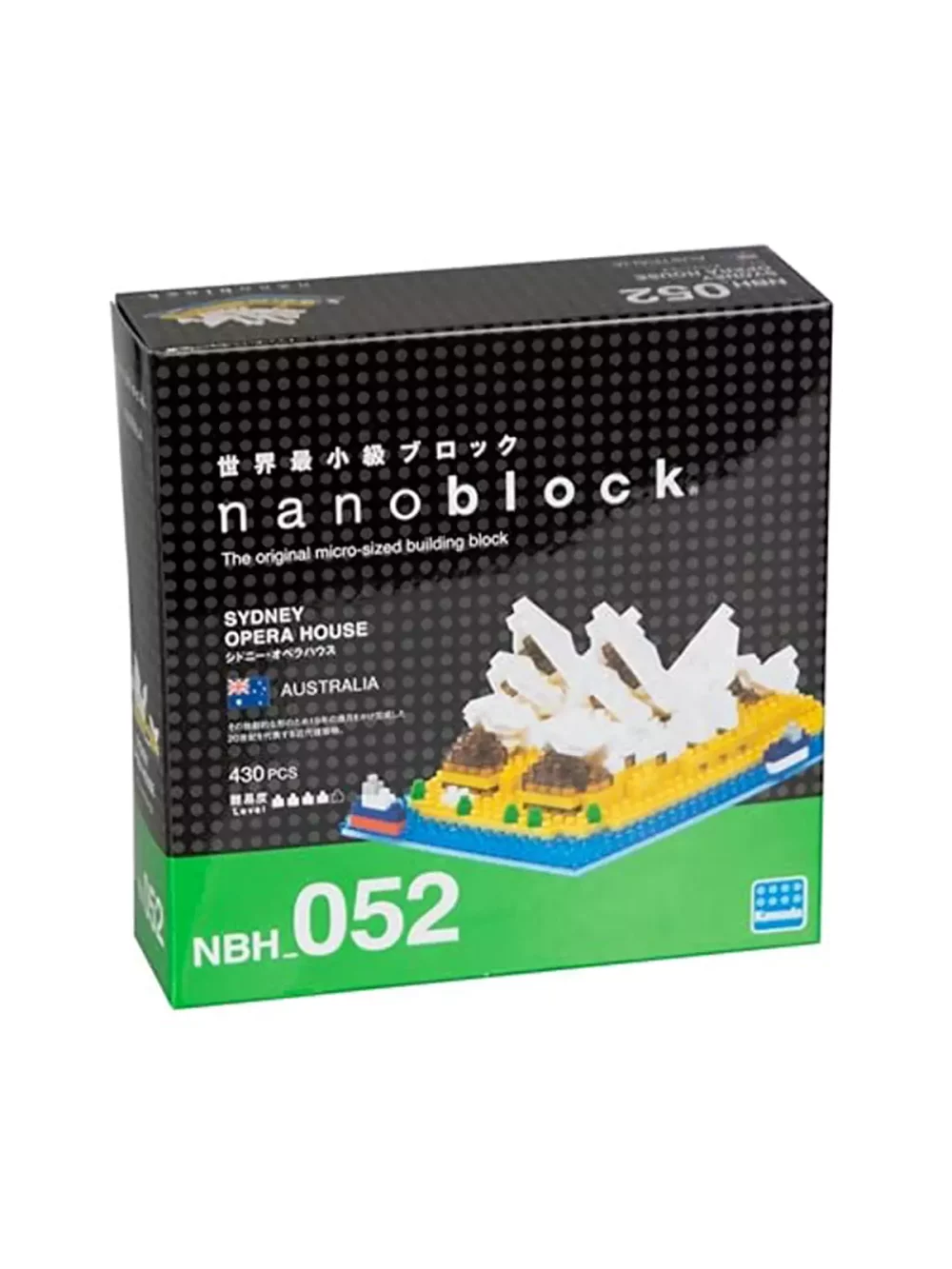 Nanoblock opéra de Sidney NB - 052. Son architecture originale, qui ressemble à un voilier pour les uns, ou à un coquillage pour les autres.