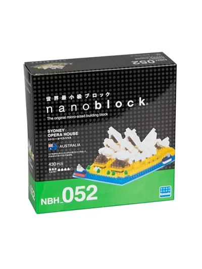 Nanoblock opéra de Sidney NB - 052. Son architecture originale, qui ressemble à un voilier pour les uns, ou à un coquillage pour les autres.