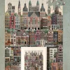 Puzzle représentant la ville d'Amsterdam, 1000 pièces de Martin Schwartz. A vous de reproduire la Venise du Nord. Taille du puzzle 50 x 70 cm.