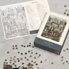 Puzzle représentant la ville de New York, 1000 pièces de Martin Schwartz. A vous de reproduire la Grosse Pomme. Taille du puzzle 50 x 70 cm.