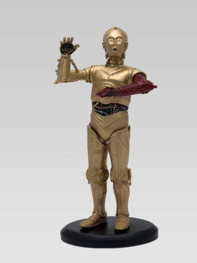 Statue en résine de C-3PO. Figurine de collection, tirage à 2000 exemplaires numéroté, sculptée et peint à la main.