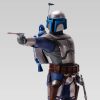 Statue en résine de Jango Fett, le Mandalorien. Figurine de collection, tirage à 500 exemplaires numéroté, sculptée et peint à la main.