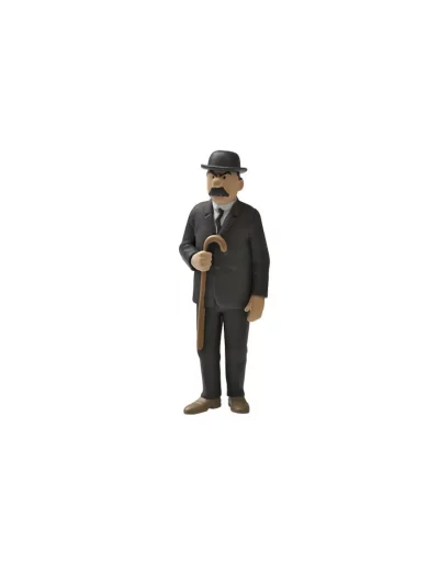 Cette figurine (8,5 cm de hauteur) représentant Dupond avec sa canne, fait partie d’une série de statuettes en PVC de qualité.