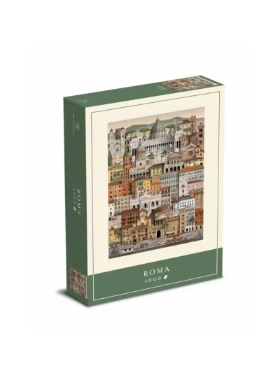 Puzzle représentant la ville de Rome, 1000 pièces de Martin Schwartz. A vous de reproduire "la ville éternelle".