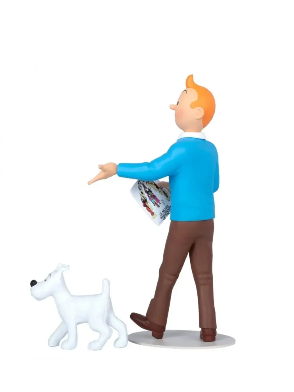 Statuette de Tintin et Milou, collection le musée imaginaire. Statuette de collection, édition numéroté.