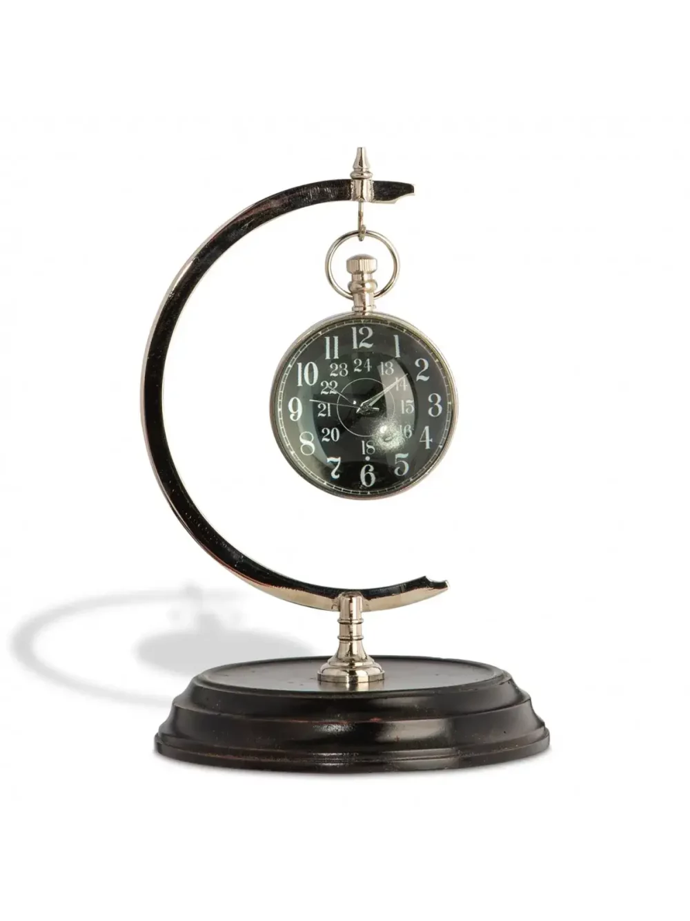 Support de bureau pour horloge oeil du temps, pour modèle laiton et nickel. Horloges vendues séparément.