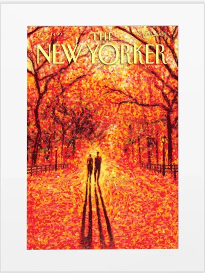 Couverture du New Yorker le 9 novembre 2009 par Eric Drooker. Cette illustration trouvera sa plus belle place dans un salon, une entrée ou une chambre.