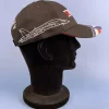 Casquette Top Gun 100% coton, ajustable par velcro. Logo et textes brodés en 3D. taille unique, adulte.