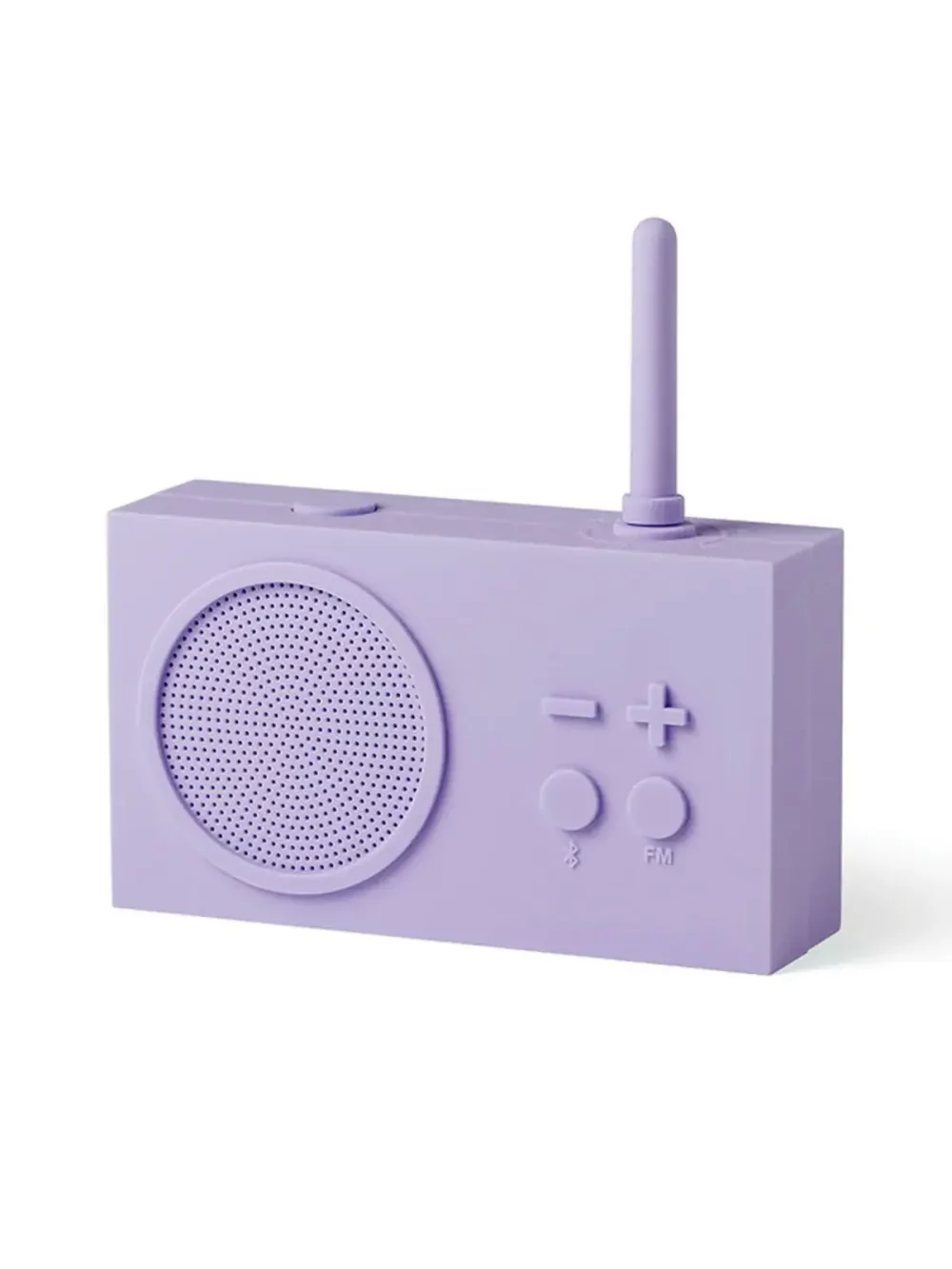 Radio FM & Enceinte Bluetooth® 3W résistante aux projections d’eau. Plage de fréquence : FM 88-108MHz, portée Bluetooth® : 10 m avec une autonomie de 20h.